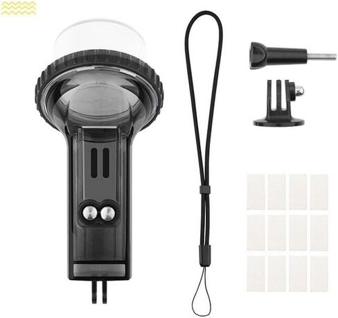 AFYMY Waterproof Case Depth Water Resistant for DJI Pocket 2 for Diving Photography 98% Transmittance with Rope Loss Prevention for Underwater Photography Waterproof Depth 60M in Kuwait