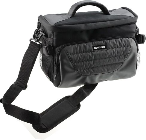 Navitech Black & Grey Protective Portable Handheld Large Binocular Case (Messenger Bag) Compatible with The Braun Ultralit Spectiv 15-45 60 in Saudi Arabia