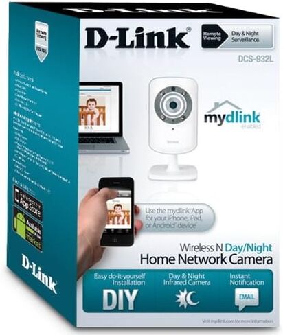 كاميرا مراقبة شبكة لاسلكية نهارية/ليلية من دي لينك مع خاصية mydlink (DCS-932L) in Saudi Arabia