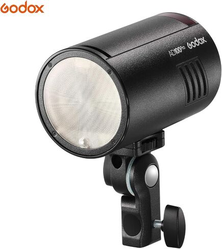 GODOX AD100Pro Pocket Studio Flash Light Photography Light OLED Screen 5800K 1/8000s Sync TTL/Multi/M Flash Built-in 2.4G Wilreless X System 5 Groups 32 Channels with Rechargeable 2600mAh Battery in Saudi Arabia