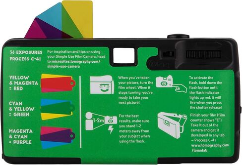 كاميرا فيلم قابلة للتحميل بسيطة الاستخدام من لوموجرافي باللون الأرجواني in Kuwait