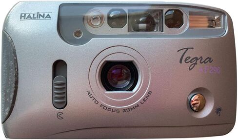 Halina Tegra AF290 35mm Film Camera Compact Point & Shoot Flash Auto Focus Motor in Saudi Arabia