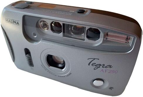 Halina Tegra AF290 35mm Film Camera Compact Point & Shoot Flash Auto Focus Motor in Saudi Arabia