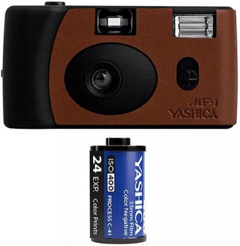 Yashica MF-1 Snapshot Art Camera (Black/Orange) (YAS-SACMF2-BO) in Kuwait