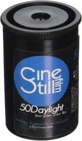 فيلم فوتوغرافي CineStill 800235 50Daylight Fine Grain Colour 35 X 36 (أبيض) in Kuwait