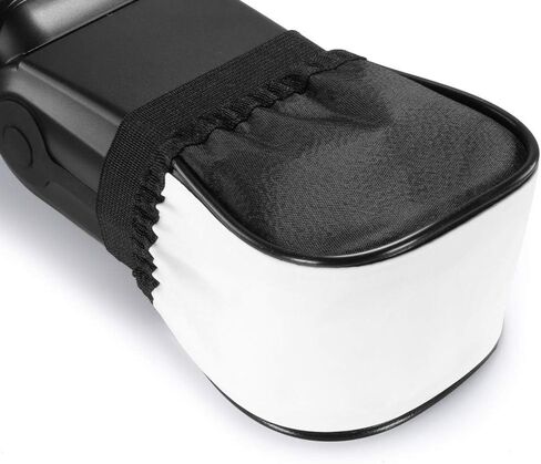 (2 Pcs) Fotasy Soft Universal Cloth Flash Bounce Diffuser Cap for Flashgun Speedlite, Universial Flash Diffuser, Compatible with Canon Nikon Sony Metz Nissin Olympus Pentax Sigma Sunpak Flashes in Saudi Arabia