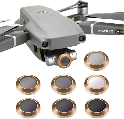 foto4easy Camera Lens Filters,UV CPL ND4 ND8 ND16 ND32 ND64 ND4/PL ND8/PL ND16/PL ND32/PL ND64/PL Filter Set for DJI Mavic 2 Zoom Filter (ND32/PL) in Saudi Arabia