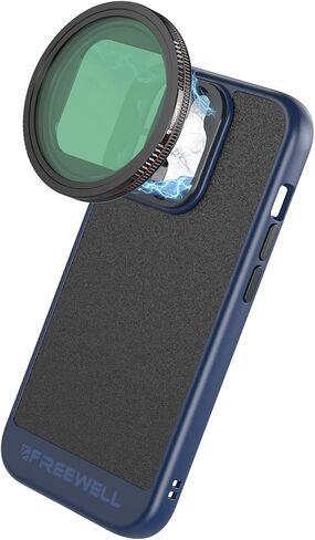 Freewell Pro Hybrid Magnetic Filter 1 to 10 Stop Variable ND/CPL | with ND32, Soft Gradient 1.2, Black Glow Mist Compatible with Freewell iPhone Case & Cage in Saudi Arabia