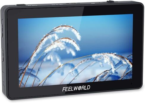 شاشة F6 Plus مقاس 5.5 بوصة من FEELWORLD مع شاشة عرض DSLR بدقة 3D Lut HDR صغيرة عالية الوضوح بالكامل 1920x1080 IPS تدعم 4K HDMI مدخل شاشة لمس للمصور ومراقبة الفيديو الخارجية in Saudi Arabia