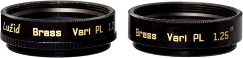 LUŽID Brass MC 1.25" Variable Polarizing Eyepiece Moon Filter for Telescope Polarizer Luzid in Saudi Arabia
