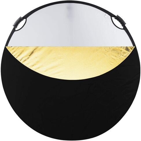 5-in-1 Collapsible Circular Reflector with Handles (52") in Kuwait