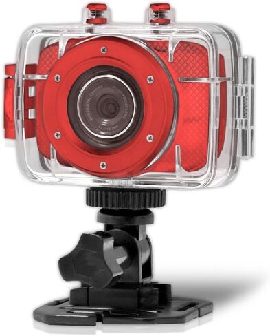 Pyle PSCHD30BL Mini High-Definition Sports Action Wide-Angle HD Camera & Camcorder, 720p, SD Card Slot, Touchscreen (Blue) in Saudi Arabia