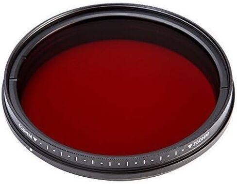 Fotga 82mm Six-in-One Adjustable Infrared IR Pass X-Ray Lens Filter 530nm to 750nm for All Nikon Canon Sony Pentax Olympus Richo Leica Panasonic DSLR Camera with 82 mm Thread Lens in Saudi Arabia