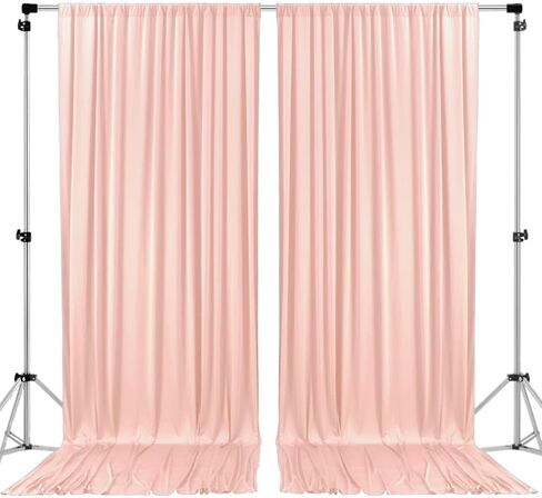AK TRADING CO. 10 feet x 10 feet Polyester Backdrop Drapes Curtains Panels with Rod Pockets - Wedding Ceremony Party Home Window Decorations - Royal Blue (DRAPE-5x10-ROYAL) in Saudi Arabia