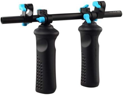 Foto4easy Shoulder Mount Support Rig System Camera Shoulder Stabilizer with Soft Rubber Shoulder Pad and Dual Grip for Follow Focus Matte Box DSLR Camera in Saudi Arabia