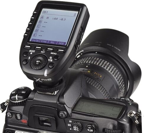 جهاز إرسال فلاش لاسلكي XPro-N i-TTL 2.4G عالي السرعة ومتوافق مع كاميرات نيكون و1/8000 و11 وظيفة قابلة للتخصيص و16 قناة و32 قناة من جودوكس in Saudi Arabia