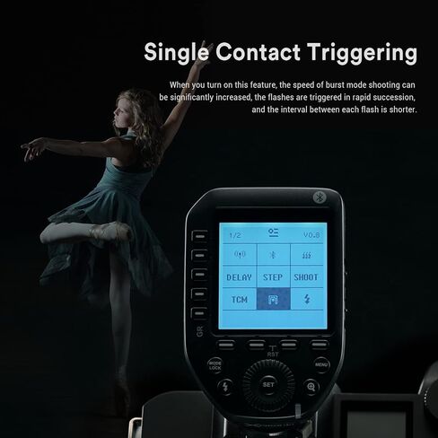 Godox XProII-S Wireless Flash Trigger for Sony Camera, Xpro-S Upgrade Version, 1/8000s HSS TTL Convert-Manual TCM Function Flash Transmitter Compatible with Sony A7IV A7C A7M4 A7R A7RIII in Kuwait