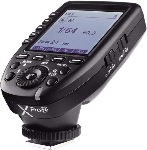 Godox XPro-N i-TTL 2.4G 1/8000s Wireless Flash Trigger Transmitter 16 Groups and 32 Channels for Nikon Hotshoe Camera Flash TT350N V350N TT685N V860 V850 AD200 AD400Pro AD600 Pro AD600 in Saudi Arabia