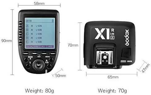 نظام Godox Xpro-N i-TTL II 2.4G X نظام لاسلكي للتحكم عن بعد مع جهاز استقبال وحدة تحكم 2X X1R-N متوافق مع فلاش نيكون in Saudi Arabia