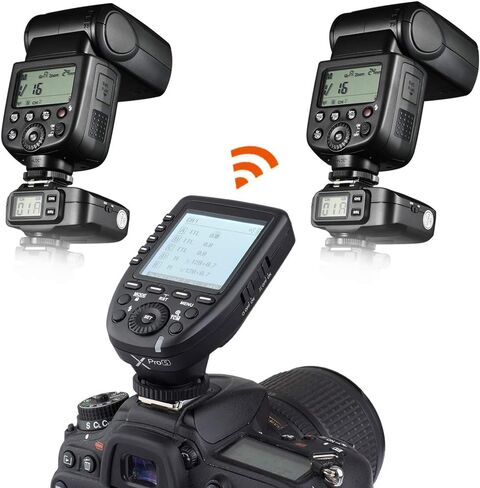 Godox Xpro-S 2.4G X System TTL Wireless Flash Trigger Transmitter & 2 x Godox X1R-S Controller Receiver Compatible for Sony Flash in Kuwait