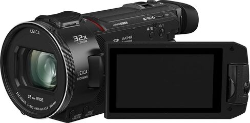 Panasonic HC-WXF1K 4K Ultra HD Cine Camcorder with 24x Zoom Bundle with 128 GB Memory Card, and Protective Camera Travel-Friendly Padded Carrying Case (Large) (3 Items) in Saudi Arabia