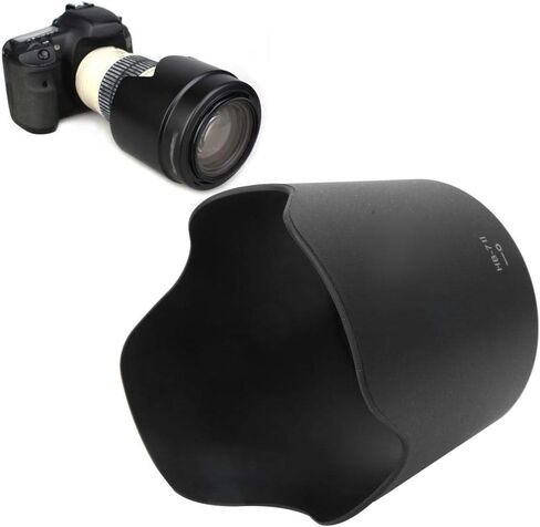 ANGGREK Camera Lens Hood Lens Hood Replacement Camera Mount Lens Hood HB-7II Durable Black Plastic Mount Lens Hood for Nikon AF 80-200mm f/2.8 D ED Lenses in Saudi Arabia