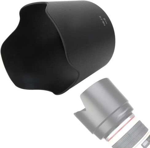 ANGGREK Camera Lens Hood Lens Hood Replacement Camera Mount Lens Hood HB-7II Durable Black Plastic Mount Lens Hood for Nikon AF 80-200mm f/2.8 D ED Lenses in Saudi Arabia