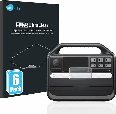 savvies Screen Protector Compatible with Anker Powerhouse 555 Protection Film Clear 6-Pack in Saudi Arabia