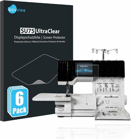 savvies Screen Protector Compatible with Bernina L 890 Protection Film Clear 6-Pack in Saudi Arabia