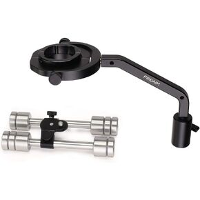 Proaim Gimbal Brace Mount for DJI Ronin-S, Zhiyun Crane 2. for Stabilizer Arm & Vest, Enhances Operator’s Comfort & Reduces Fatigue. Adjustable Counter Weights - Accurate Balancing (P-GMBC-01) in Saudi Arabia