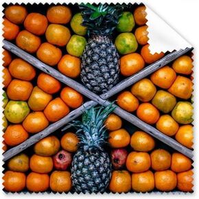 Fresh Fruits Picture Photography Cleaning Cloth Phone Screen Glasses Cleaner 5pcs in Kuwait