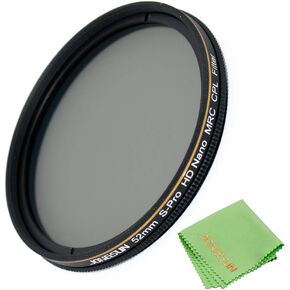 مرشح استقطاب JONGSUN 49 مم، مرشح مستقطب دائري، S-Pro HD Nano MRC16، 16 طبقة متعددة الطبقات، زجاج بصريات NITTO AGC، مرشح CPL لعدسات الكاميرا in Kuwait