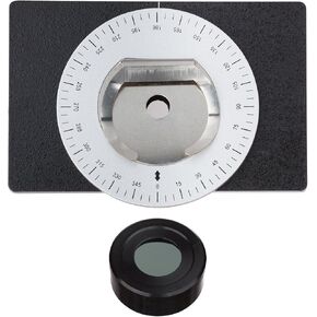 AmScope PZK Simple Polarizing Kit for Compound Microscopes, Graduated Round Stage, 1-1/8" Lens in Saudi Arabia
