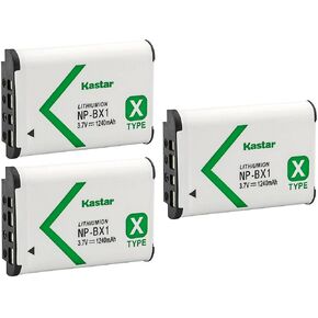 Kastar 2-Pack NP-BX1 Battery Replacement for Sony Cyber-Shot DSC-RX100M7 (RX100 VII), Cyber-Shot DSC-WX300, Cyber-Shot DSC-WX350, Cyber-Shot DSC-WX500, FDR-X1000V, FDR-X3000, HDR-AS10 Camera in Saudi Arabia
