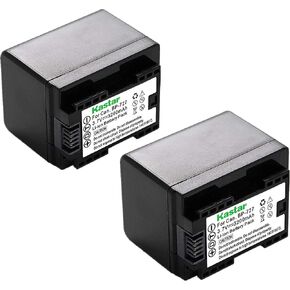 Kastar (Fully DECODED) Battery (2-Pack) for Canon BP-727 and VIXIA HF M50, HF M52, HF M500, HF R30, HF R32, HF R40, HF R42, HF R50, HF R52, HF R60, HF R62, HF R300, HF R400, HF R500, HF R600 Cameras in Saudi Arabia