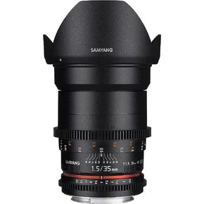 Samyang 35 mm T1.5 VDSLR II Manual Focus Video Lens for Sony E-Mount Camera in Saudi Arabia