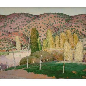 Victor Higgins : Pinyon Hills : Archival Quality Art Print in Saudi Arabia