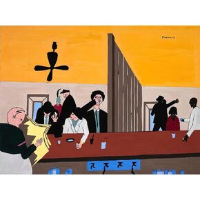 Jacob Lawrence : Bar and Grill : 1941 : Archival Quality Art Print in Saudi Arabia