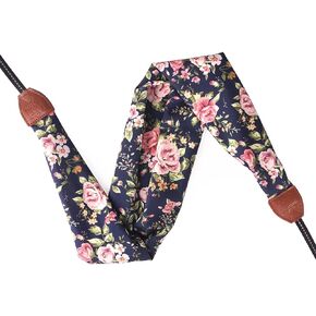 Elvam Universal Men and Women Scarf Camera Strap Belt Compatible with DSLR, SLR, Instant,Digital Camera - orange pattern in Kuwait