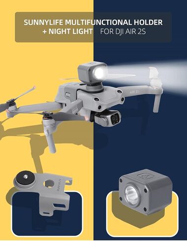 مصباح LED للطائرة بدون طيار مع ضوء ليلي للتركيب، ضوء موضع البحث بدون طيار لـ DJI Mavic Air 2S in Kuwait