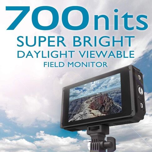 Foto4easy A50TL 5 Inch On-Camera Field Monitor Full HD 1920x1080 Touch Screen with HDMI 4K Input/Output,3D LUT,Dual NP-F Battery Mount for DSLR Camera Camcorder in Saudi Arabia