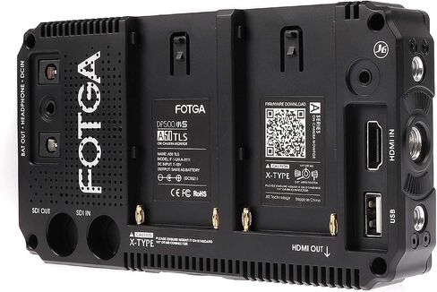 Foto4easy A50TL 5 Inch On-Camera Field Monitor Full HD 1920x1080 Touch Screen with HDMI 4K Input/Output,3D LUT,Dual NP-F Battery Mount for DSLR Camera Camcorder in Saudi Arabia