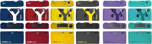 كاميرا Yashica MF-1 Snapshot قابلة لإعادة الاستخدام مقاس 35 مم - إصدار Y (أزرق بروسي) in Kuwait