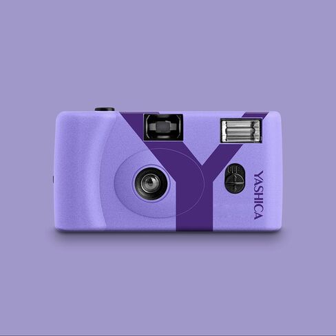 كاميرا Yashica MF-1 Snapshot قابلة لإعادة الاستخدام مقاس 35 مم - إصدار Y (أزرق بروسي) in Kuwait