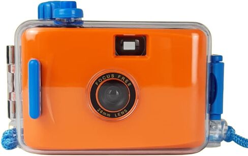 Orange Underwater Focus Free 35mm Point and Shoot Film Camera in Kuwait