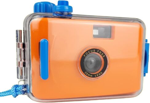 Orange Underwater Focus Free 35mm Point and Shoot Film Camera in Kuwait