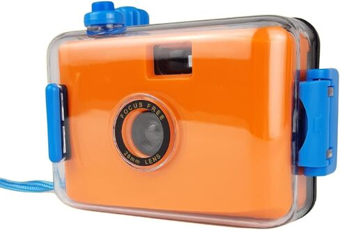 Orange Underwater Focus Free 35mm Point and Shoot Film Camera in Kuwait