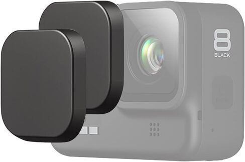 غطاء غطاء عدسة Hero 8 متوافق مع كاميرا الحركة الرقمية GoPro Hero 8، FANZR مضاد للخدش مقاوم للماء (عبوتان) in Kuwait
