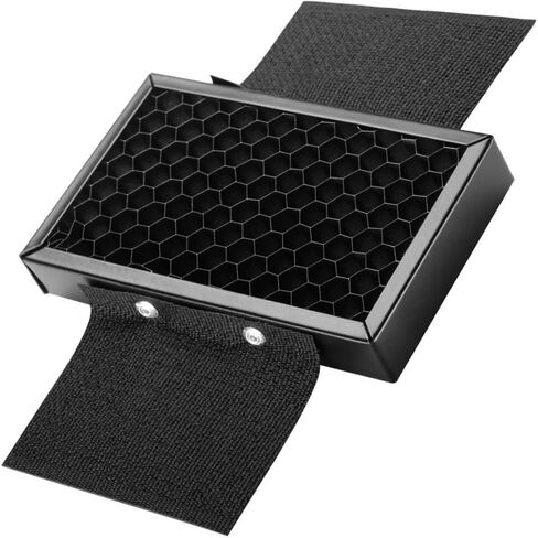 Camera Accessories 3pcs Case Accessories Umbrella Softbox Reflector Photography Honeycomb Grid Honeycomb Grid for Metal Shell Black LED Lighting Control Grid Spot Filter in Kuwait