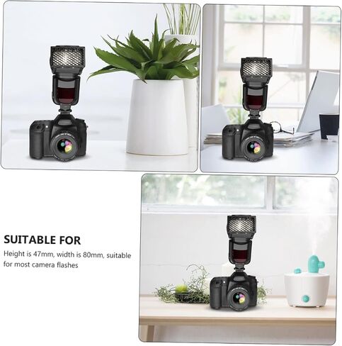 Camera Accessories 3pcs Case Accessories Umbrella Softbox Reflector Photography Honeycomb Grid Honeycomb Grid for Metal Shell Black LED Lighting Control Grid Spot Filter in Kuwait